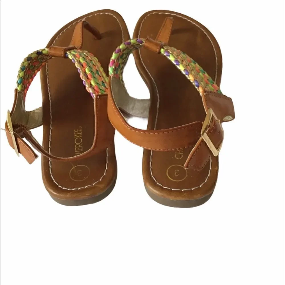 Cherokee Leather Braided Thong Sandal
